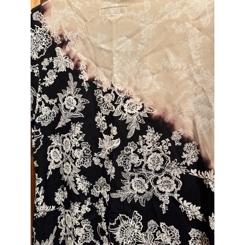 Citron Santa Monica Short‎ Sleeve Flattering Printed Shift  Dress pockets Large - Picture 5 of 5